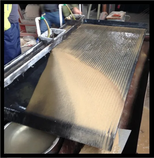Course Sand Deck Mineral Copper Processing Shaking Table Price 