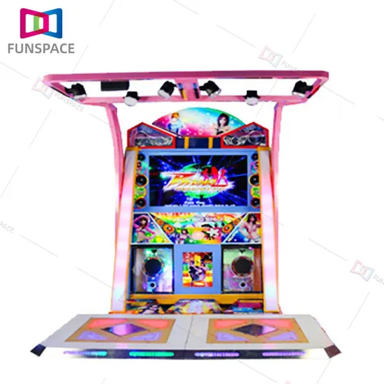 2 Players Music Coin Operated Machine Dacing Simulator Dance Arcade Game Machine for Sale 