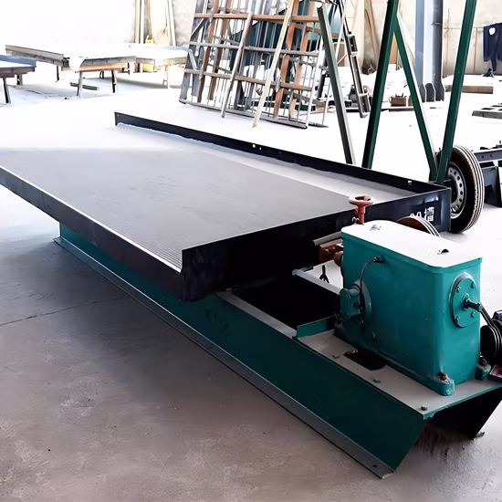 Gold Sand Shaking Table Separation