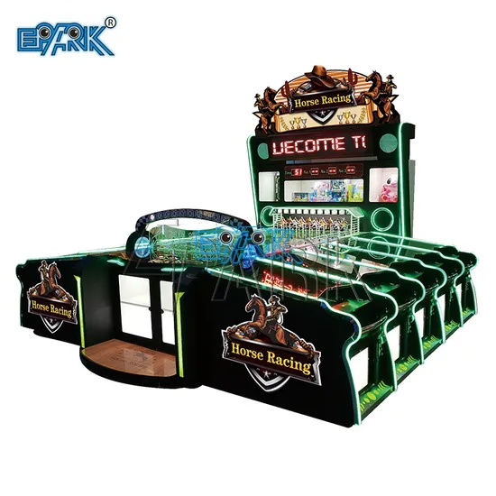 Horse Racing Champion Carnival 10 Players Roll Balls Game Machine 