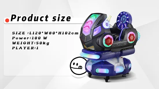 Ama Amusement Coin Games Interactive Racing Kiddie Game Arcade Carnival Rides Black Star Leopard Swing Game Machine 