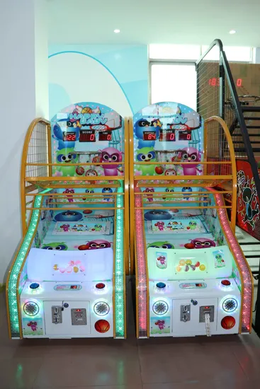 Coin Operated Mini Basketball Game Machine for Kids Indoor Sports Street Basketball Game Machine 