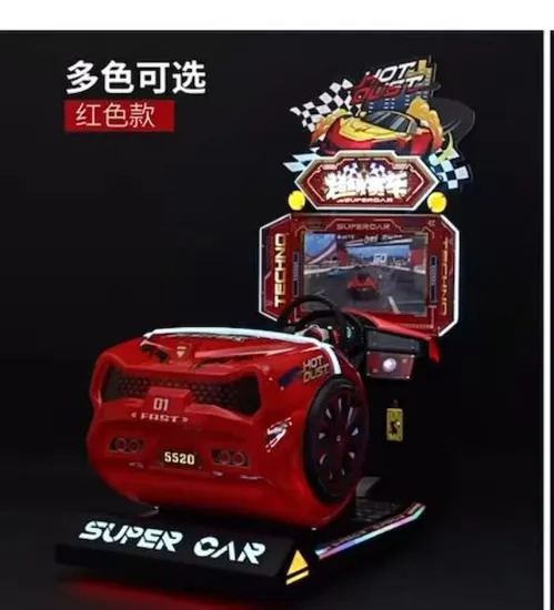 Coin Operated Video Arcade Electronics Kids Racing Car Children Games Machine