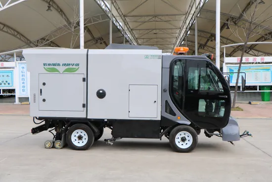 Four Wheeled Household Road Cleaning Electric Floor Sweeper Used for Municipal Cleaning 