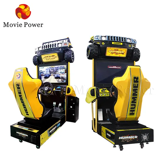 Indoor 32 Inch Video Simulator Car Arcade Racing Game Machine 