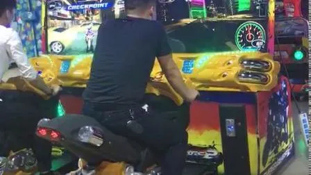 Luxury Single Play Racing Machine Indoor Children′s Arcade Racing Car Driving Simulator Metal Plastic Amusement Game Centers 