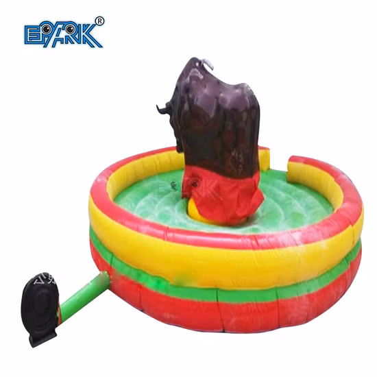 Crazy Bull Calf Amusement Park Equipment Inflatable Mechanical Bull Ride