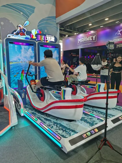 Ar Sports Interactive Sport Rowing Simulator Games Machine Commercial Rowing Competition Machine for Fitness Sports Simulator 