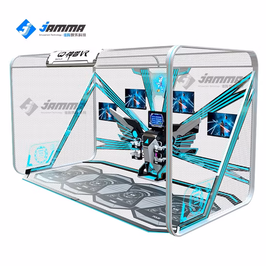Earn Money Arcade 9d Vr Simulator Shooting Game with Headset Box