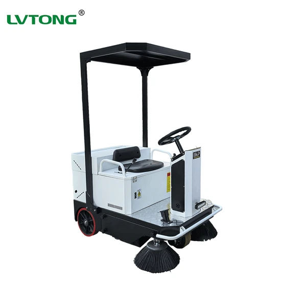 Compact Triple Brush Floor Cleaning Machine for Efficient Cleaning 