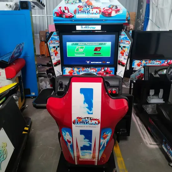 Shiliyu Transformers Car Game Machine Coin Operate Driving Simulation Machine Racing Game Machine for Kids 