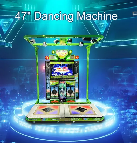 Indoor Two Players Battle Dance Battle Pump It up Dance Arcade Game Dancing Machine 