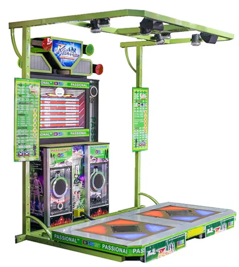 Colorful Park Coin Operated Arcade Game Machine Wholesale Dance Game Dancing Machine 