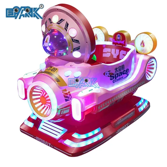 Kids Swing Rocking Car Toy Machine Space Center MP5 Coin Operated Kiddie Rides 