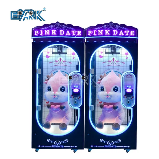 Epark Pink Date Cut Prize Coin Operated Game Machine Fec Doll Machine Arcade Games Machines Scissors Gift Vending Machine 