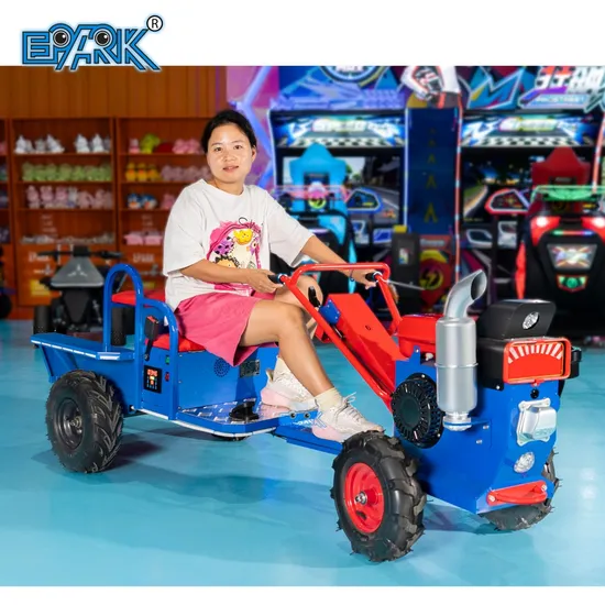 Mini Battery Powered Electric Kids Tractor Amusement Park Rides 