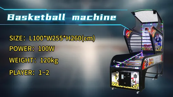 Ama Shooting Commercial Arcade Basketball Indoor Amusement Park Sport Game Machine 