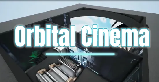 Ama 4K HD Cinema Indoor Curved Projection Screen 3D Flight Orbital Special Effects Cinema in Amusement Park 