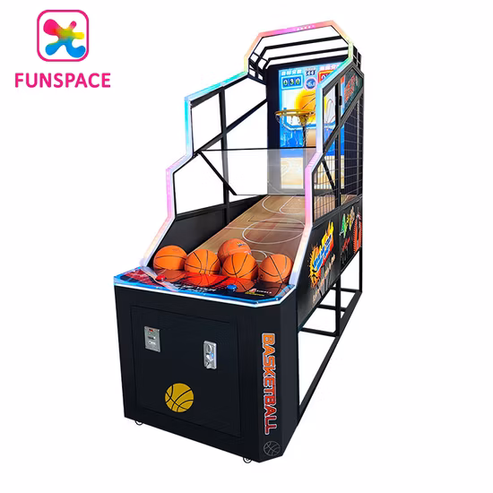 Coin Operated Amusement Equipment Arcade Sport Ticket Redemption Basketball Hoop Games Machine