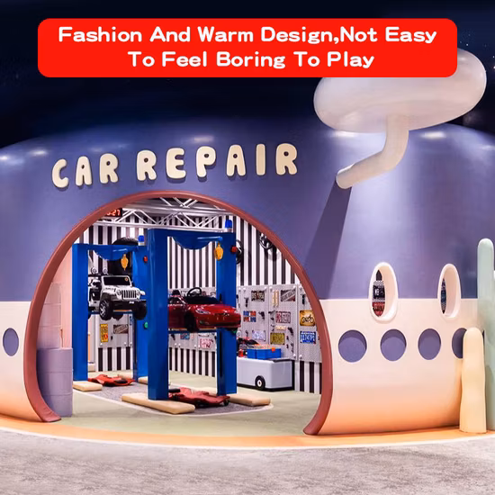 Attractive Indoor Playland Equipment Soft Padded Kids Naughty Castle